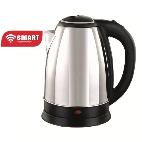 SMART TECHNOLOGY Bouilloire Électrique À Double Résistance (STPE-250MS) -1.8 Litres-1500W -Gris- SMART TECHNOLOGY Bouilloire Électrique À Double Résistance (STPE-250MS) -1.8 Litres-1500W -Gris-